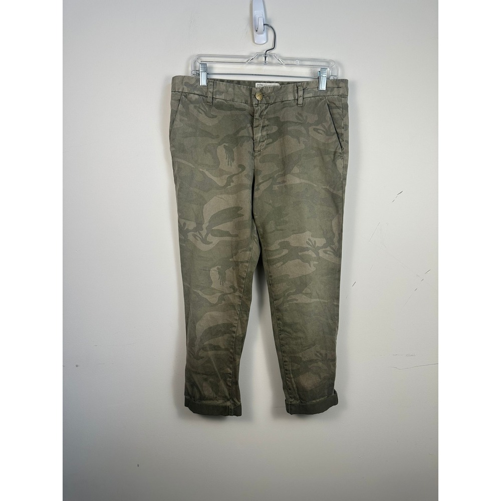 Current/Elliott Buddy Trouser Womens 29 Army Camo NWT Relaxed Tapered Camouflage